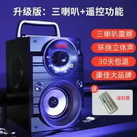 极控者(TiMER)康佳 A107广场舞音响户外小音箱家 黑色升级版[双高音喇叭+重低音喇叭+遥控功能]送遥控 官方标配