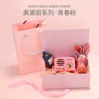 极控者(TiMER)蓝牙音箱无线复古可爱迷你卡通 青春粉HIFI+粉色礼盒+粉色手提袋+幸运兔(奥黛丽精装系列 官方标配