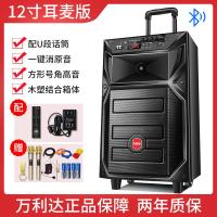 极控者(TiMER)万利达户外演出唱歌直播拉杆音箱大功率消原音广场舞家用 12寸E12耳麦版+2话筒+1万能耳麦+16G