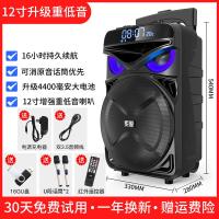 极控者(TiMER)索爱 T50广场舞音响移动拉杆音箱大功率带显示屏无线 12寸增强重低音[+2只U段话筒+16gU盘]