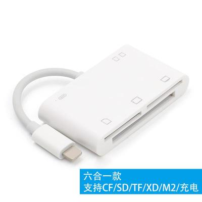 极控者(TiMER)适用于iPhone X XR X 六合一款[支持CF/SD/TF/XD/M2卡/充电] USB2.0