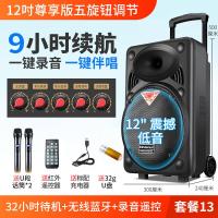 极控者(TiMER)金正A58广场舞音响移动拉杆音箱户外ktv带直 12吋尊享版五旋钮调节送无线U段话筒2个+32gU盘