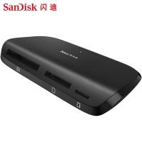 极控者(TiMER)闪迪多合一多功能读卡器UHS-II usb3.0高速电脑读卡器SD卡 TF读卡器 黑色 USB3.0