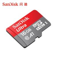 极控者(TiMER)SanDisk闪迪16G内存卡高速存储micro sd卡手机内存卡TF卡闪存卡 红色 官方标配