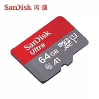 极控者(TiMER)SanDisk闪迪内存卡64G高速通用手机存储卡 手机内存卡64G通用tf卡 红灰 套餐一