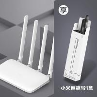 极控者(TiMER)[急货]小米路由器4A百兆版 5G双频1200M高速无 小米4A+小米巨能写10支黑色 标准配置