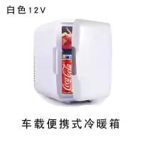 极控者(TiMER)车载迷你小冰箱汽车便携式保温箱4L家车两用冷热小电器粉白蓝色 套餐4:白色车家两用