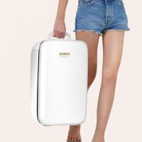 极控者TiMER科敏K25L双核车载冰箱迷你小冰箱小型家用微型学 K25双核数控/月光白[温度显示+玻璃门+温差30℃]