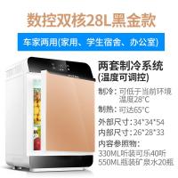 极控者TiMER夏新6L车载小冰箱车家两用迷你单人家用学生宿舍单小型制冷热 数控双核28L黑金款(车家两用)