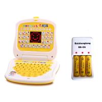 启尚QISHANG汉语拼音中英文字母英语学习点读机 儿童早教幼儿3-6周岁平板电脑 黄色LED学习机加充电套装