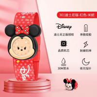 启尚QISHANG迪士尼儿童手表女童卡通幼儿园夜光啪啪圈婴儿宝宝可爱小 [烈儿宝贝力荐]-红色米妮-柔软啪啪表带-301