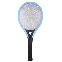 电灭蚊拍充电式家用安全耐用LED灯灭蚊神器不电人强力灭蚊苍蝇 天蓝色直冲式不带赠品