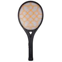 电灭蚊拍充电式家用安全耐用LED灯灭蚊神器不电人强力灭蚊苍蝇 黑色直冲式不带赠品