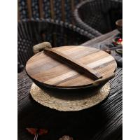 Vitamer山东滕州铁锅梁氏父子双耳生铁锅老式圆底大铁锅家用加厚铸铁炒锅 加厚40双耳鍋【2代圆底】