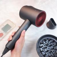 稚优泉CHIOTURE日本罗拉吹风机家用负离子理发店发廊大功率低辐射不伤发护发电吹 铁砂灰【送化妆镜+风罩风嘴】