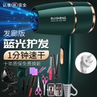 稚优泉CHIOTURE德国发廊大功率吹风机家用理发店大风力学生宿舍电吹风蓝 翡翠绿8000万负离子送全部终身质保免费换新