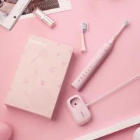 稚优泉CHIOTURE电动牙刷收纳盒 PU皮质旅行便携包通用usmile小 粉色/电动牙刷(含:牙刷+刷头2支+充电器)