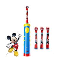 稚优泉CHIOTUREOralB/欧乐B儿童电动牙刷充电式旋转自动式软毛宝 D10k米奇+儿童刷头*3【2分钟音乐提醒】