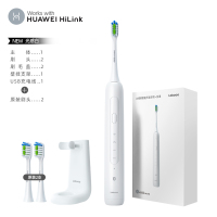 稚优泉CHIOTUREHuaweiHilink华为智选电动牙刷男士力博得充电式学 华为光感白【标配2支刷头+原装2刷头】