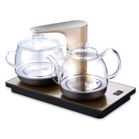 [精选]奥克斯(AUX)全自动上水电热水壶智能旋转抽水电茶炉变频办公室功夫茶具烧水壶煮水器 玻璃