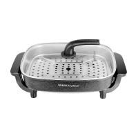 [精选]荣事达家用韩式无烟烤鱼烤肉锅电烧烤炉烤涮一体火锅锅电烤肉机盘