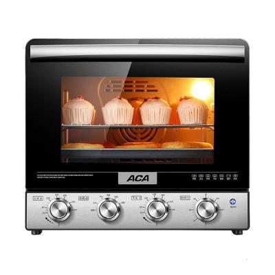 ACA/北美电器电烤箱立式38L大容量烘焙易作独立控温