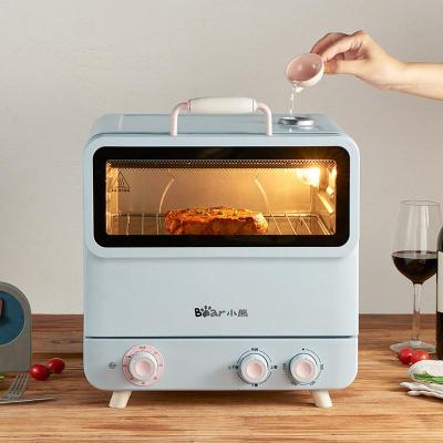 小熊烤箱家用烘焙迷你小型电烤箱多功能全自动蛋糕20升蒸汽烤箱