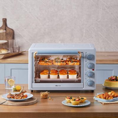 小熊烤箱家用烘焙小型全自动多功能35L大容量面包蛋糕迷你电烤箱