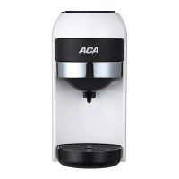ACA/北美电器咖啡机家用全自动研磨一体机小型一人用网红迷你机 白色