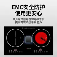 志高(CHIGO)电磁炉双灶嵌入式电磁灶家用电灶镶嵌式双灶爆炒大功率电池炉 嵌入式双头电磁炉