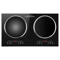 志高(CHIGO)电磁炉嵌入式双灶电陶炉家用电池炉凹面3500w大功率镶嵌式多功能灶台双头 一凹 一平 双头电磁炉(10