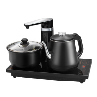 奥克斯全自动上水壶电热烧水壶家用一体抽水茶具煮器茶台泡茶专用 黑色