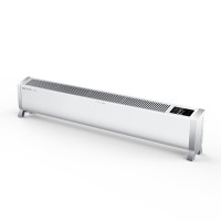 先锋取暖器踢脚线电暖器DTJ-T7家用遥控语音电暖气浴室加热器水 白砂+小米灰