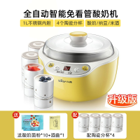 小熊酸奶机定时全自动多功能家用小型自制米酒纳豆机发酵机不锈钢 黄色