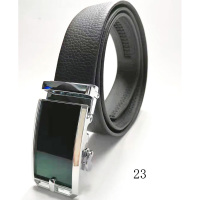 [EHOODI]头层真皮男皮带自动扣腰带男牛皮 韩版老中青年休闲商务皮带男潮裤带头层牛皮广州扣头BTM10113