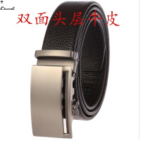 [EHOODI]皮带男头层真皮男士自动扣腰带男牛皮 韩版老中青年休闲男皮带裤带BTM10110