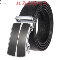 [EHOODI]皮带男头层真皮男士自动扣腰带男牛皮 韩版老中青年休闲男皮带裤带 BTM10105