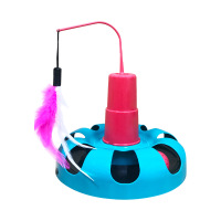 威派猫咪玩具飞旋鼠逗猫棒解闷神器幼猫旋转风车逗猫可定制玩具