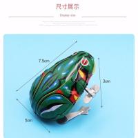 儿童怀旧青蛙铁皮跳跳蛙80后经典怀旧发条玩具上弦大号弹跳蛙 铁皮青蛙一只装