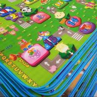 宝宝爬行垫防潮隔水尿大号可折叠家用客厅春游旅行野餐地垫爬爬垫 1.2*0.9米没有手提袋