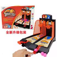 [加大加厚]儿童敲打冰块拯救企鹅积木宝宝亲子互动桌游玩具 [大号双人篮球场]标准款6个球