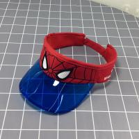 儿童帽子春夏防晒空顶帽男童太阳帽女宝鸭舌遮阳宝宝帽子可爱超萌 红色蜘蛛侠空顶帽 3-12岁(50-55cm)可调节
