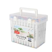 学生用双头马克笔儿童水彩笔儿童绘画色彩画专用水彩笔马克笔 36色