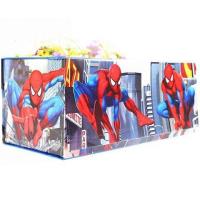 儿童绘画礼盒三层文具盒套装中小学生绘图画笔水彩笔文具套装 54色-蜘蛛侠