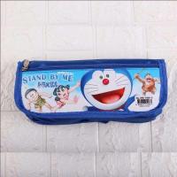 小学生3D防摔笔袋大容量多层功能男女孩儿童卡通文具盒创意铅笔袋 叮当猫深蓝色笔袋（无赠品）