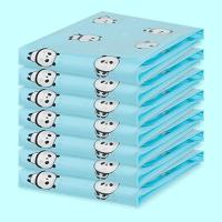 抽空气真空压缩袋套装大号行李箱专用装棉被子子衣物整理收纳袋子 熊猫蓝70*50CM