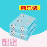 抽空气真空压缩袋套装大号行李箱专用装棉被子子衣物整理收纳袋子 熊猫蓝2件装80*60cm