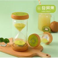 防摔水果沙漏计时器15分钟儿童学生玩具创意礼品可爱好玩摆件 奇异果沙漏 5分钟