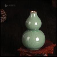 创意陶瓷小花瓶摆件简约家居装饰品瓷器干花插花花器水培植物客厅 哥梅 葫芦
