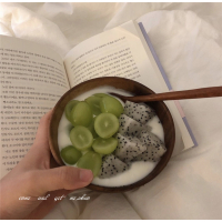 -韩国ins麦片碗水果沙拉早餐木碗复古极简防烫原色天然木漆碗